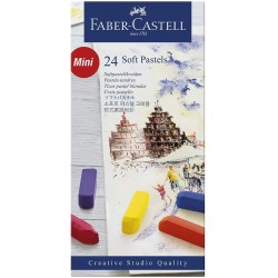Lec Pasteluri Cretate Soft Mini 24/set Faber-castell Fc128224