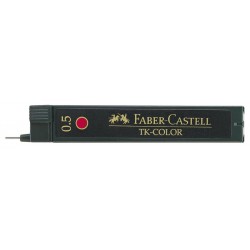 Lec Mina Creion Color Faber-castell 0.5mm Rosu 12/set Fc128521