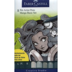 Lec Pitt Artist Faber 8/set Manga Basic Fc167107