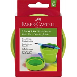 Lec Pahar Pictura Faber-castell Click&go Verde Deschis Fc181570