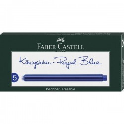 Lec Patroane Cerneala Faber-castell Mari 5/set Royal Blue Fc185524