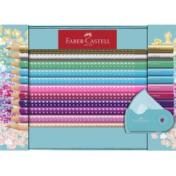 Lec Creioane Colorate Faber-castell Sparkle 20/set Fc201641 Cutie Metal