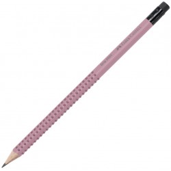 Lec Creion Grafit B Grip 2001 Faber-castell Cu Radiera Rose Fc217237