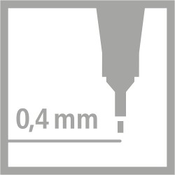Stabilo Liner Point 88 0.4mm Galben Gheata 88/23a 0358823a