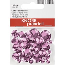 Kp Cristale Decor Mix 100/set Roz Trandafiriu 2282127