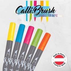 Online Carioca Tip Pensula 2 Capete Calli.brush Neon 5/set 19078