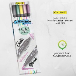 Online Carioca Tip Pensula 2 Capete Calli.brush Pastel 5/set 19079