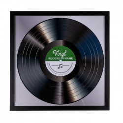 Blu Rama Pentru Discuri Din Vinil 34*34*1cm Cu Sticla 94/2710