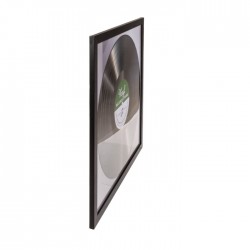 Blu Rama Pentru Discuri Din Vinil 34*34*1cm Cu Sticla 94/2710