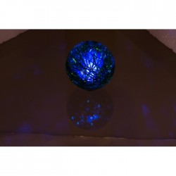 Blu Mingiuta Saritoare 6.5cm Glitter, Cu Led Diverse Culori 99/2022