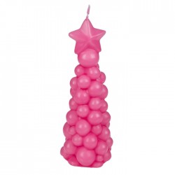 Blu Lumanare Craciun 7*18cm Bubble X-mas Tree Culori Asortate 939152