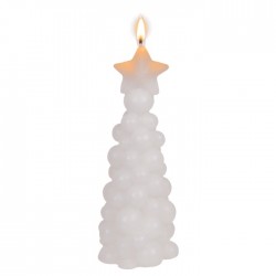 Blu Lumanare Craciun 7*18cm Bubble X-mas Tree Culori Asortate 939152