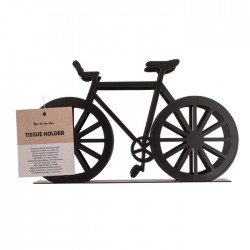 Blu Suport Servetele Metalic Model Bicicleta 19*3*9,5 Cm 144416