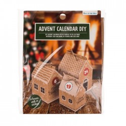 Blu Calendar Advent Craciun Diy 1-24, Cu Casute Carton 160088