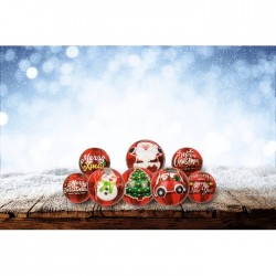 Blu Minge Squishy 6cm Santa's Crew 160025