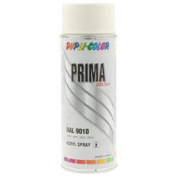 Tem Spray Acril Duplicolor  Prima 400ml Alb Mat 379891/789083