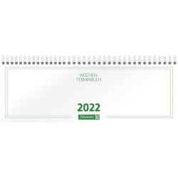 Br Calendar Birou 2022 Saptamanal 29.7*10.5cm Spira Alb 77201002