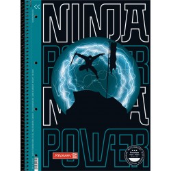 Br Caiet A4 80f Spira Si Perforatii Ninja Power Patratele 67928321