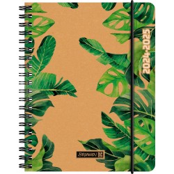 Br Agenda Scolara Spira A6 Datata Saptamanal 2024-2025 Cu Elastic Jungle Leaves 71835215