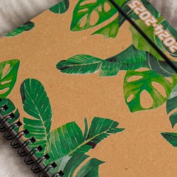 Br Agenda Scolara Spira A6 Datata Saptamanal 2024-2025 Cu Elastic Jungle Leaves 71835215