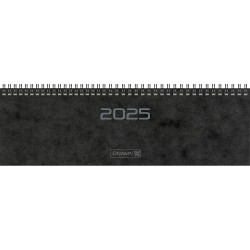 Br Planner Brunnen Saptamanal 2025 32.6*10.2cm Spira Negru 77702905