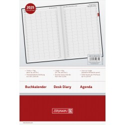 Br Agenda Datata Zilnic Brunnen A4 2025 Pp Gri Metalic 78965905