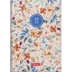 Br Agenda Datata Zilnic Brunnen A5 2025 Model Floral 79515025