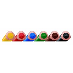 Fil Creioane Colorate 6/set Triunghiulare Jumbo Lyra 3 In 1 3831060