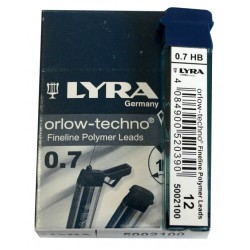 Fil Mina Creion Lyra Orlow-techno 0.7mm Hb 12/set Polymer 5002100