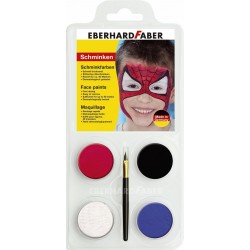 Lec Set Pictura Fata 4 Culori + Pensula Spiderman Eberhardfaber Ef579015