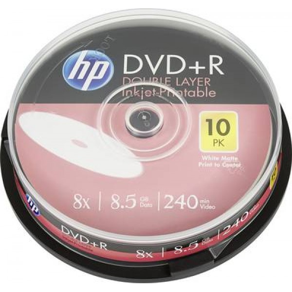 Tec Dvd Hp Double Layer Dvd+r Dl 8.5 Gb 10/set Printabil