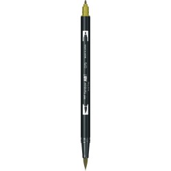 Con Marker Tip Acuarela 2 Capete Tombow Green Ochre Abt-076