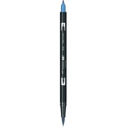 Con Marker Tip Acuarela 2 Capete Tombow Cyan Abt-476