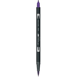 Con Marker Tip Acuarela 2 Capete Tombow Violet Abt-606