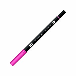 Con Marker Tip Acuarela 2 Capete Tombow Hot Pink Abt-743