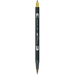 Con Marker Tip Acuarela 2 Capete Tombow Chrome Yellow Abt-985