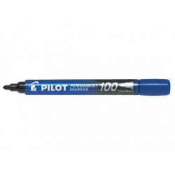 Dac Marker Permanent Pilot Varf Rotund Albastru Psca-100-l