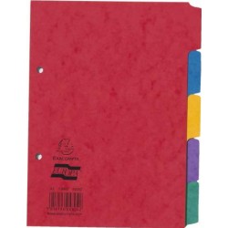 Ex Separatoare Index Carton A5 4804z 5 Culori
