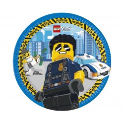 God Farfurii Carton Lego City, Next Generation, 23cm 8/set 93456