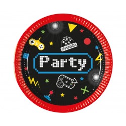 God Farfurii Carton Gaming Party, Next Generation, 20cm, 8/set 93770