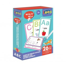 Dia Joc Educational Cu Carti, Invata Alfabetul Englezesc 26/set Luna 621783