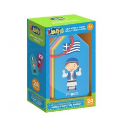 Dia Carti Joc Educational Cu Steagurile Lumii 24/set Luna 621788