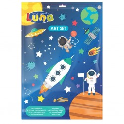 Dia Set Desen Astronaut 31 Piese Luna 621807