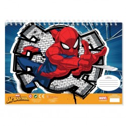 Dia Caiet Desen 23*33cm Spira Cu Stickere Si Sablon Spiderman 506006