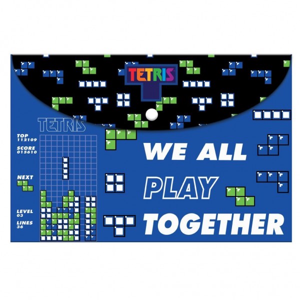 Dia Mapa Plic A4 Cu Capsa Tetris 504055