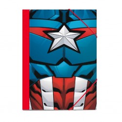 Dia Dosar Carton Cu Elastic 25*35cm Captain America 506054