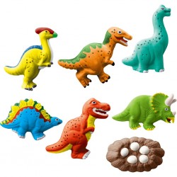 Dia Set Creativ Modelaj Ipsos, Dinosaurs Luna 622123