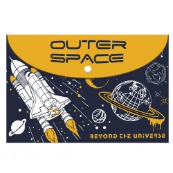 Dia Mapa Cu Buton A4 Must Outer Space 585036