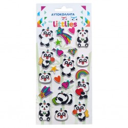 Dia Sticker 10*22cm Panda The Littlies 646993