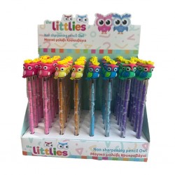 Dia Creion Pop A Point Cu Radiera Bufnita The Littlies 647029